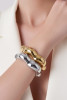 PULSERA DE PLASTIMETAL P08 - Piedras Bellisimas