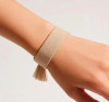 PULSERA DE TELA NU13 - Piedras Bellisimas