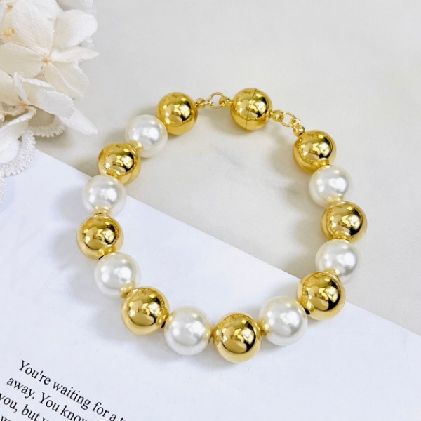 PULSERA GD10 - Piedras Bellisimas