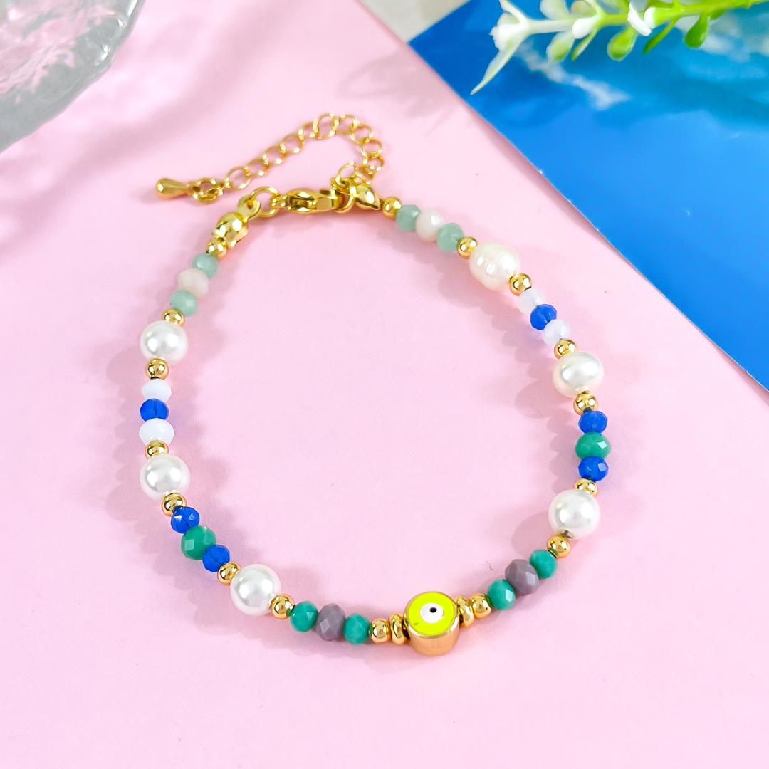 PULSERA OJITO C - Piedras Bellisimas