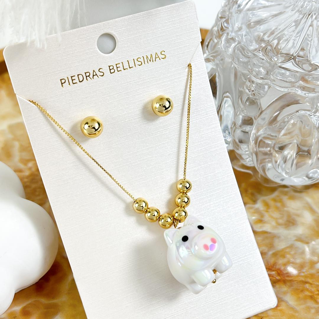 SET COLLA PU - Piedras Bellisimas