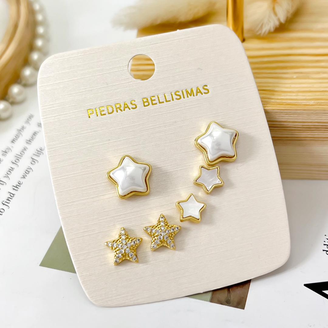 SET TOPITOS ZARCILLO - Piedras Bellisimas