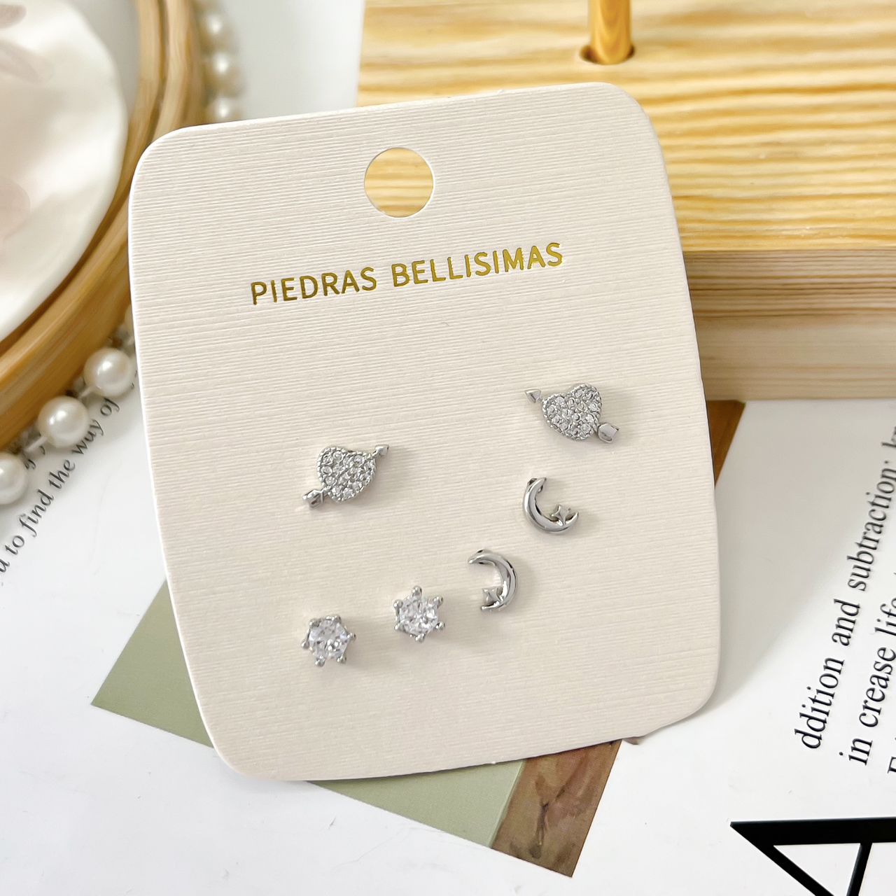SET TOPITOS ZARCILLO - Piedras Bellisimas