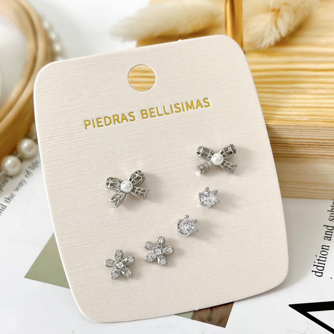 SET TOPITOS ZARCILLO - Piedras Bellisimas