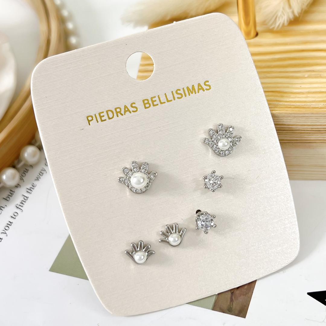 SET TOPITOS ZARCILLO - Piedras Bellisimas