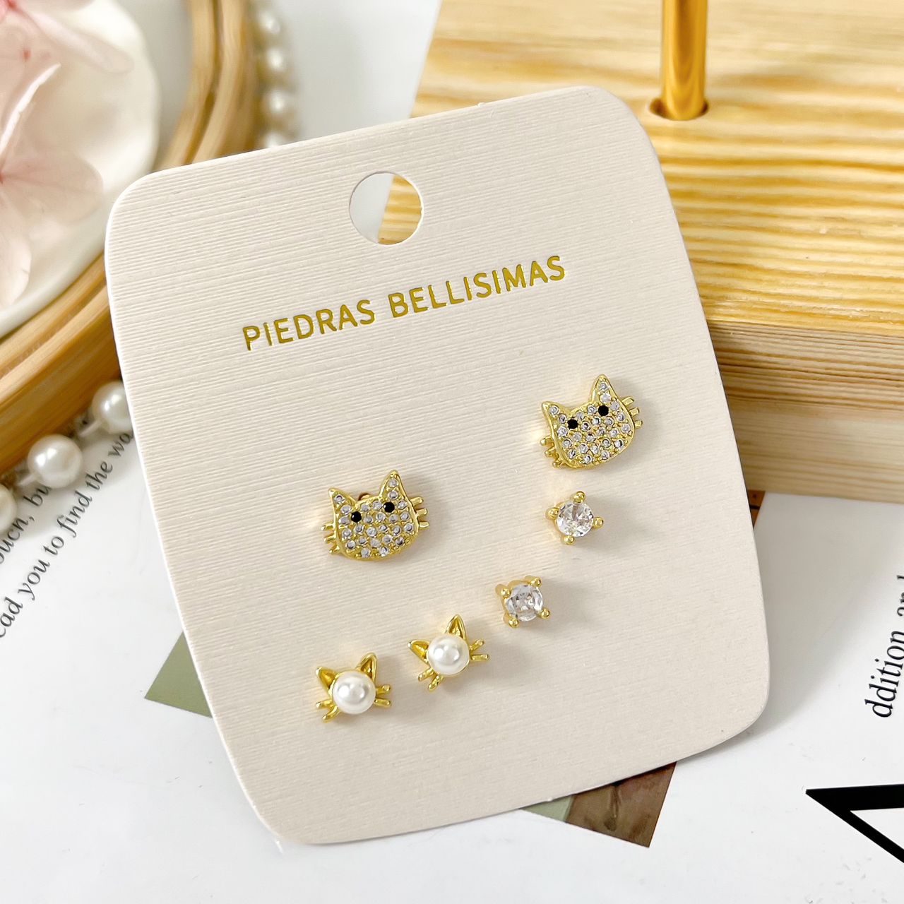 SET TOPITOS ZARCILLO - Piedras Bellisimas
