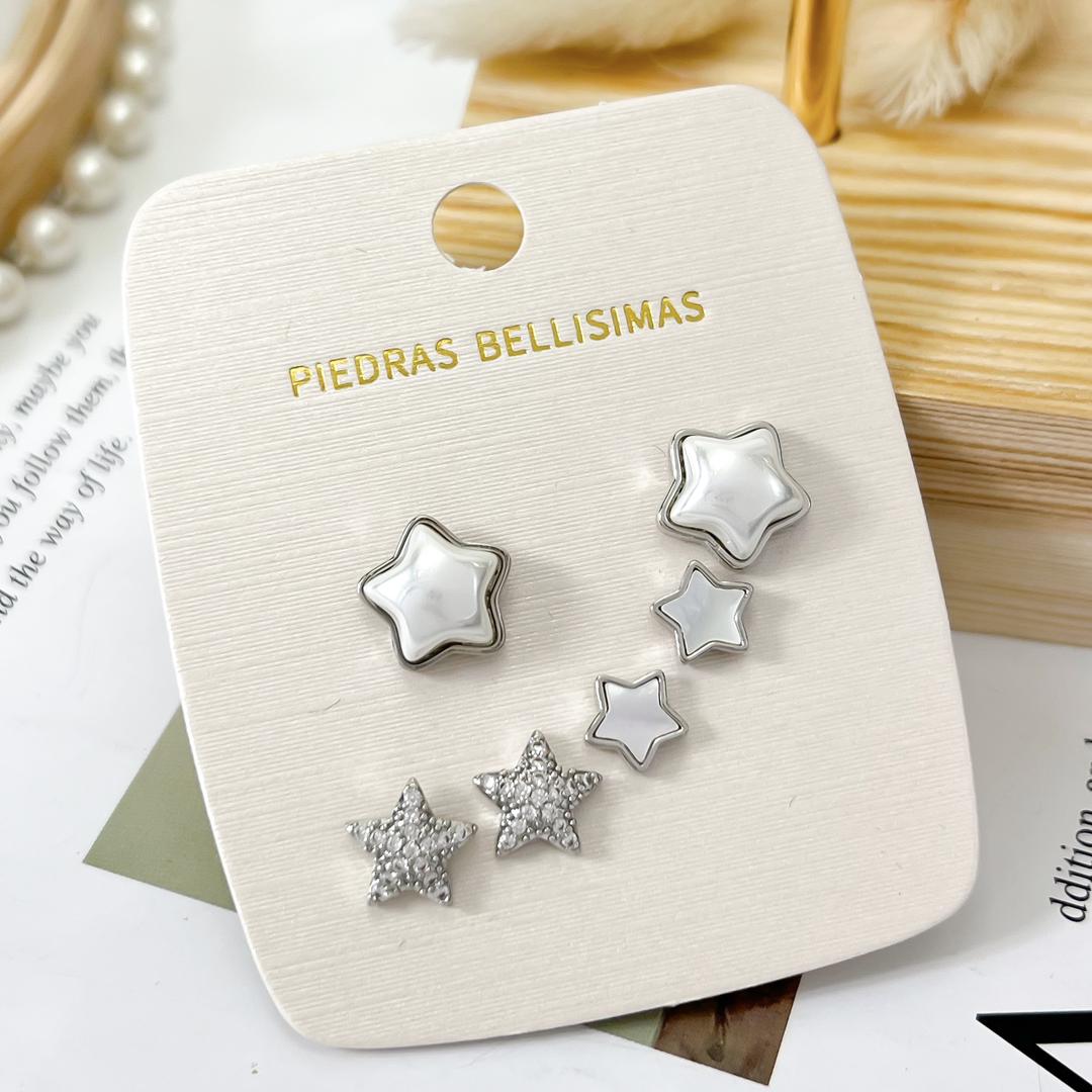 SET TOPITOS ZARCILLO - Piedras Bellisimas