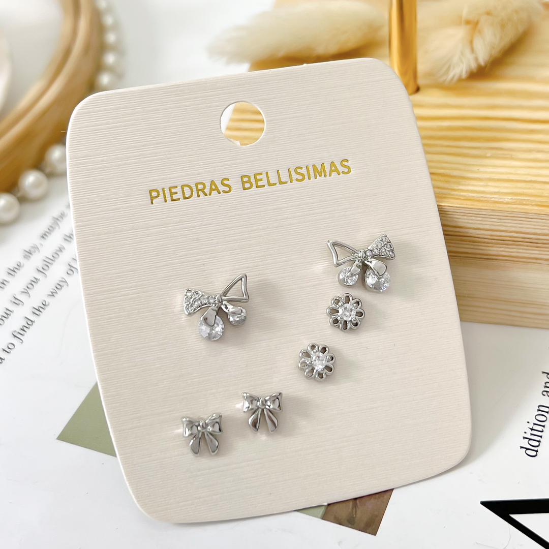 SET TOPITOS ZARCILLO - Piedras Bellisimas