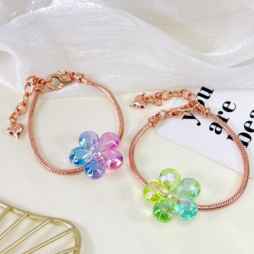 PULSERA G FLOR - Piedras Bellisimas