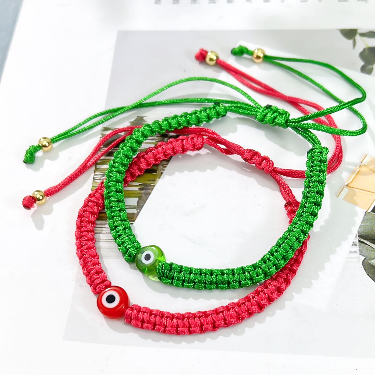 PULSERA HILO OJO TURCO - Piedras Bellisimas