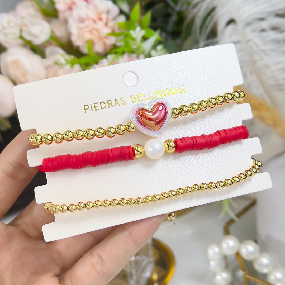 PULSERA SET - Piedras Bellisimas