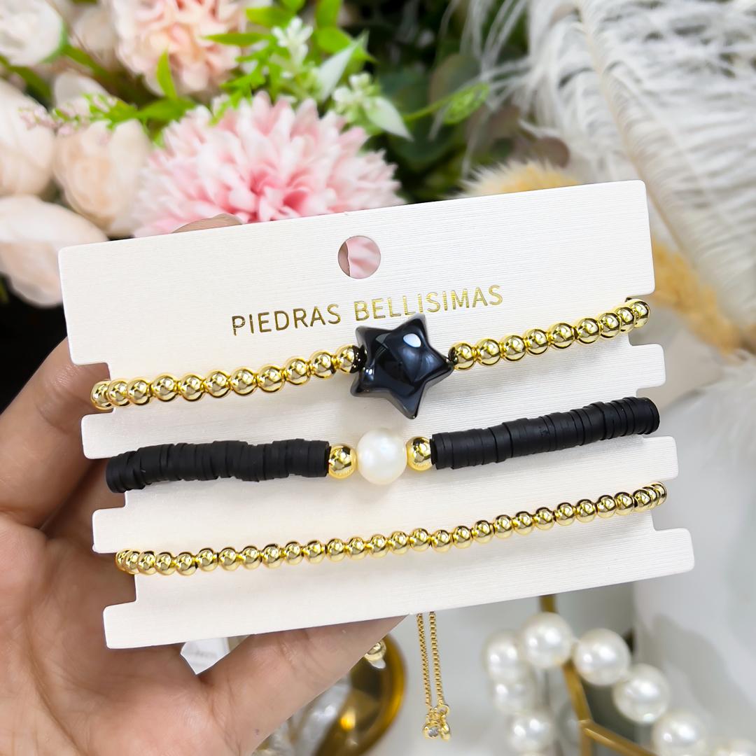 PULSERA SET - Piedras Bellisimas