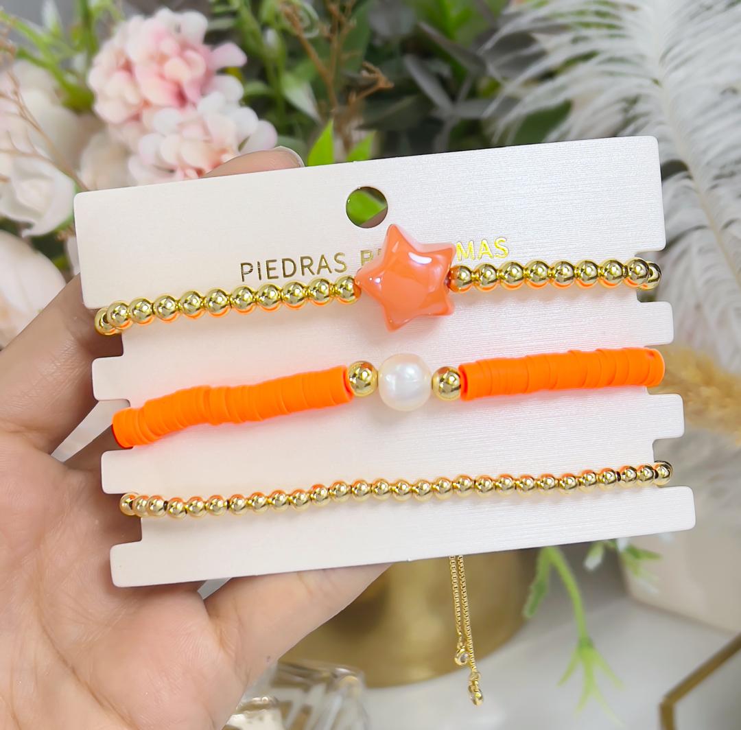 PULSERA SET - Piedras Bellisimas