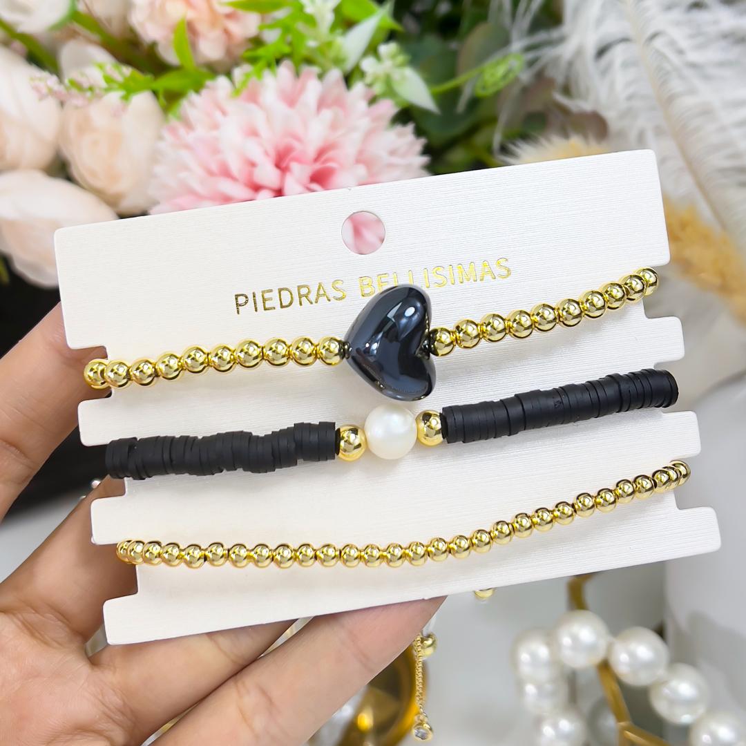 PULSERA SET - Piedras Bellisimas