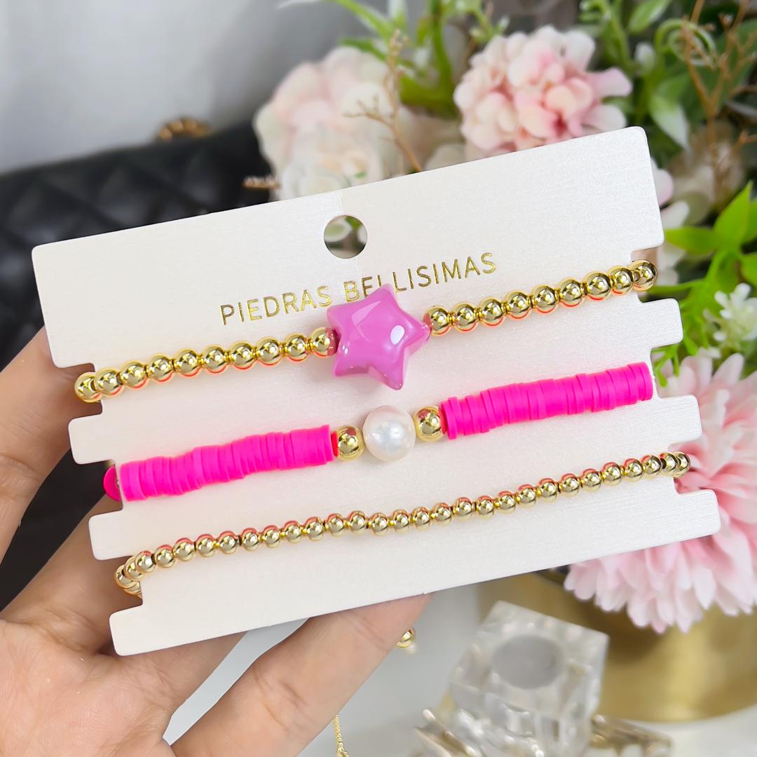 PULSERA SET - Piedras Bellisimas