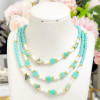 COLLAR TURQUESA LOVE - Piedras Bellisimas