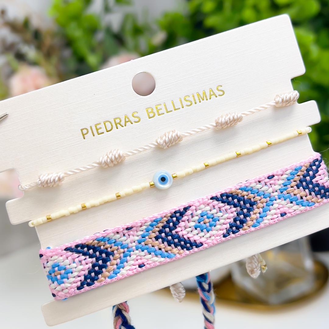 SET PULSERAS - Piedras Bellisimas