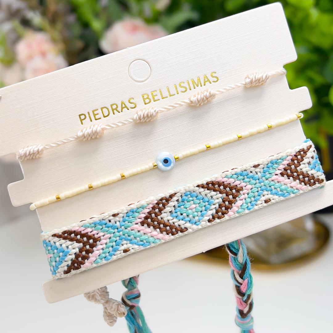 SET PULSERAS - Piedras Bellisimas