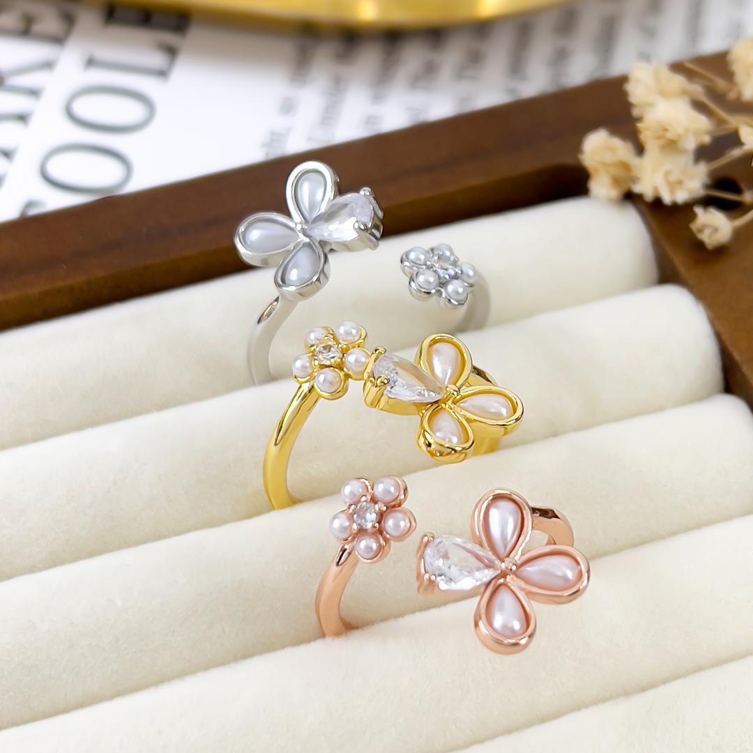 ANILLO FLOR - Piedras Bellisimas