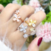 ANILLO FLOR - Piedras Bellisimas