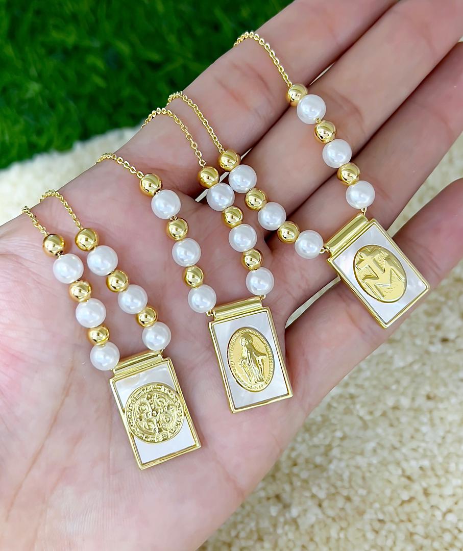 COLLAR RELIGIOSO - Piedras Bellisimas