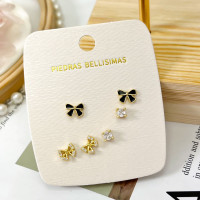 SET TOPITOS ZARCILLO - Piedras Bellisimas