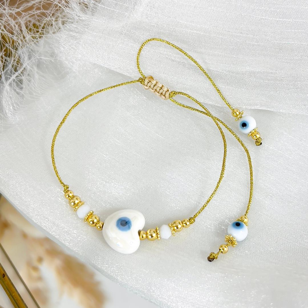 PULSERA HILO OJO - Piedras Bellisimas