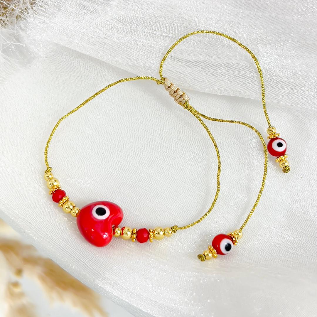 PULSERA HILO OJO - Piedras Bellisimas