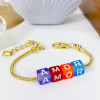 PULSERA AMOR - Piedras Bellisimas