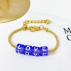PULSERA LOVE - Piedras Bellisimas