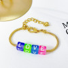 PULSERA LOVE - Piedras Bellisimas