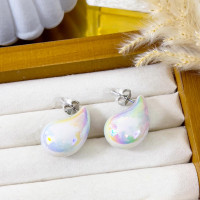 ZARCILLO GOTA TORNASOL BLANCO - Piedras Bellisimas