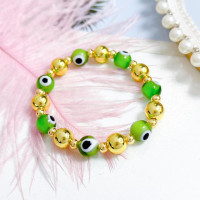 PULSERA OJO VERDE - Piedras Bellisimas
