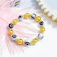 PULSERA OJO BLANCO 1 - Piedras Bellisimas