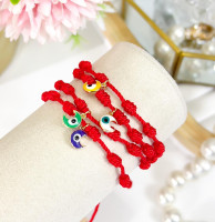PULSERA 7 NUDO FIGURA LUNA - Piedras Bellisimas