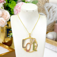 COLLAR LOVE GOLD - Piedras Bellisimas
