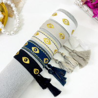 PULSERA TELA6 - Piedras Bellisimas