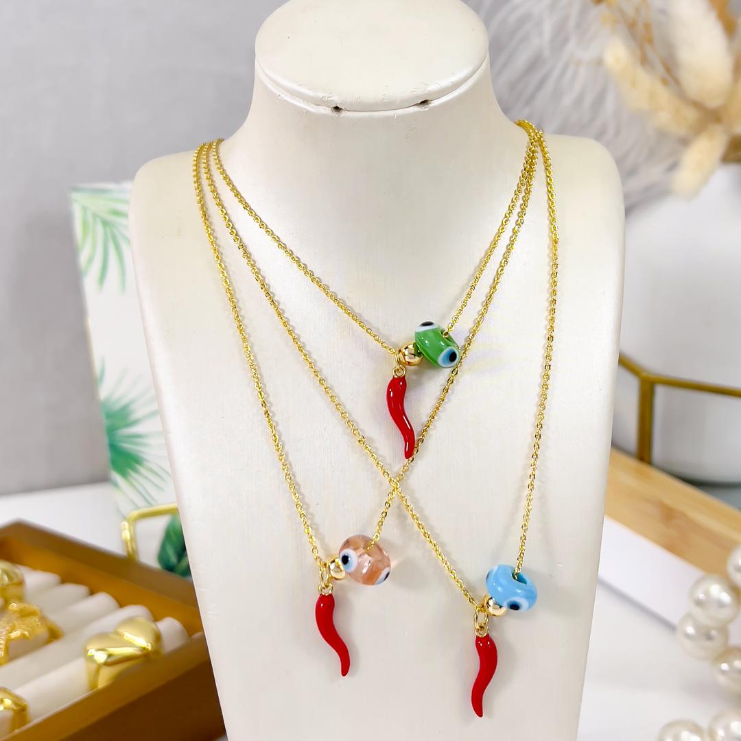 COLLAR OJ - Piedras Bellisimas