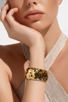 PULSERA DE PLASTIMETAL P02 - Piedras Bellisimas