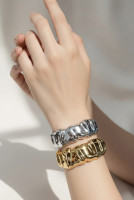 PULSERA DE PLASTIMETAL P06 - Piedras Bellisimas