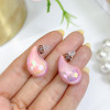 ZARCILLO GOTA TORNASOL ROSADO - Piedras Bellisimas