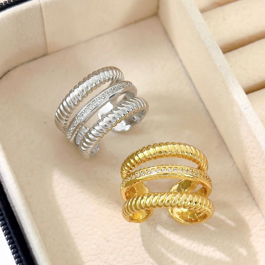 ANILLO TRI - Piedras Bellisimas