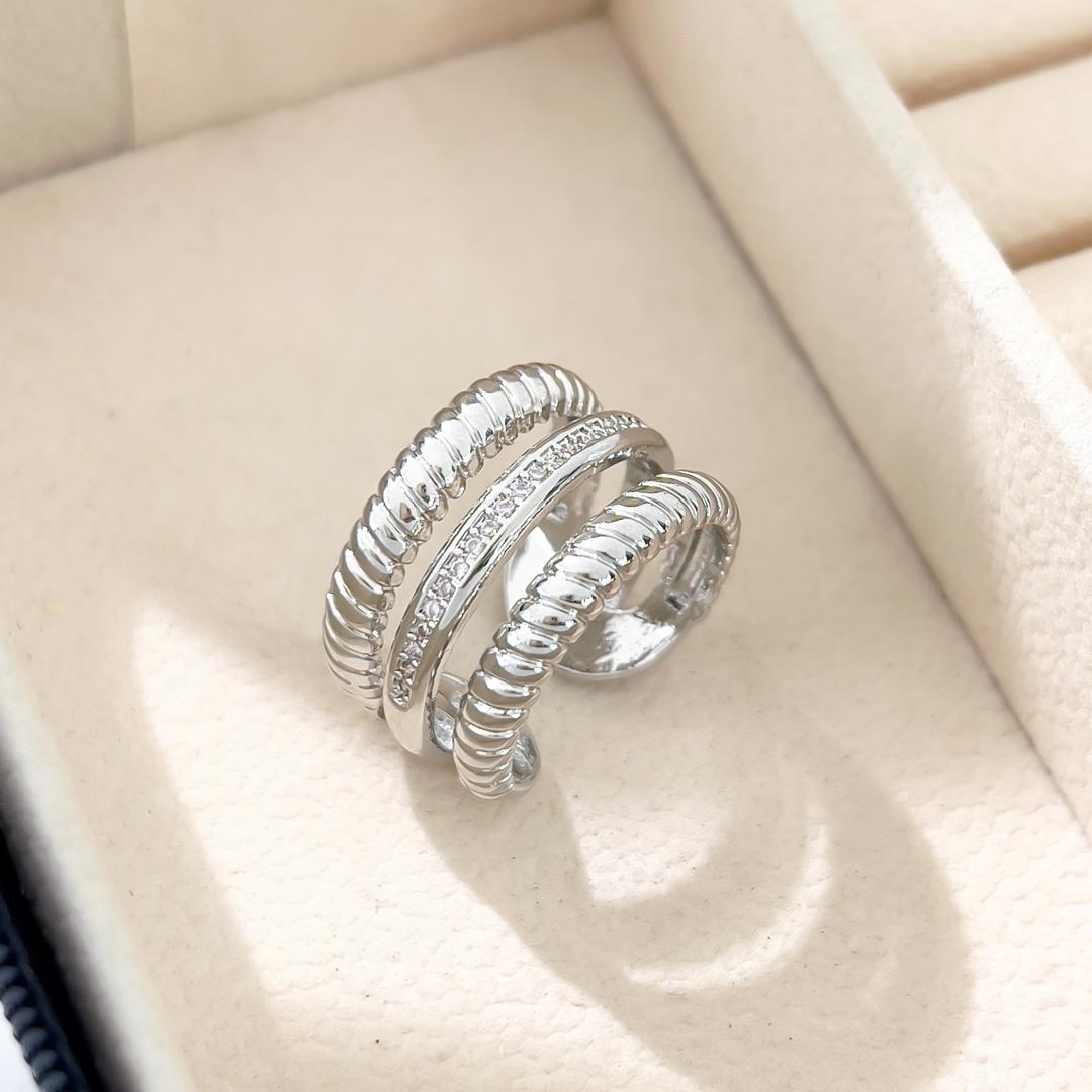 ANILLO TRI - Piedras Bellisimas
