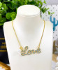 COLLAR LOVE TURQUESA - Piedras Bellisimas