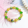 PULSERA OJO VERDE - Piedras Bellisimas