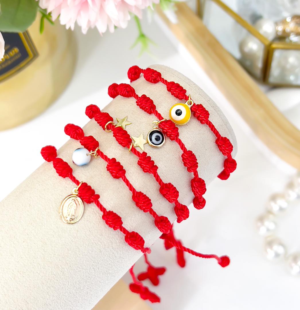 PULSERA 7 NUDO FIGURAS - Piedras Bellisimas