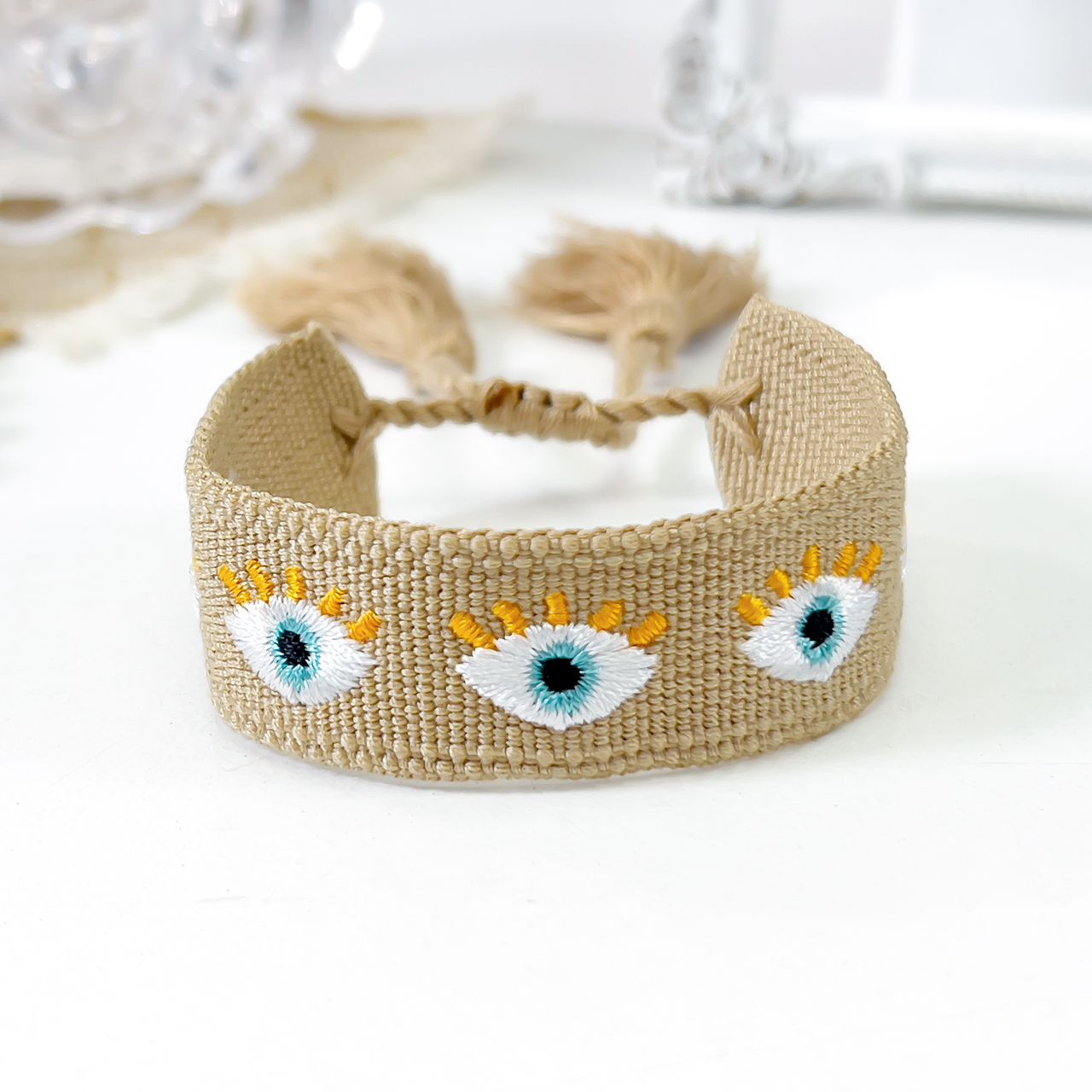 PULSERA TELA1 - Piedras Bellisimas
