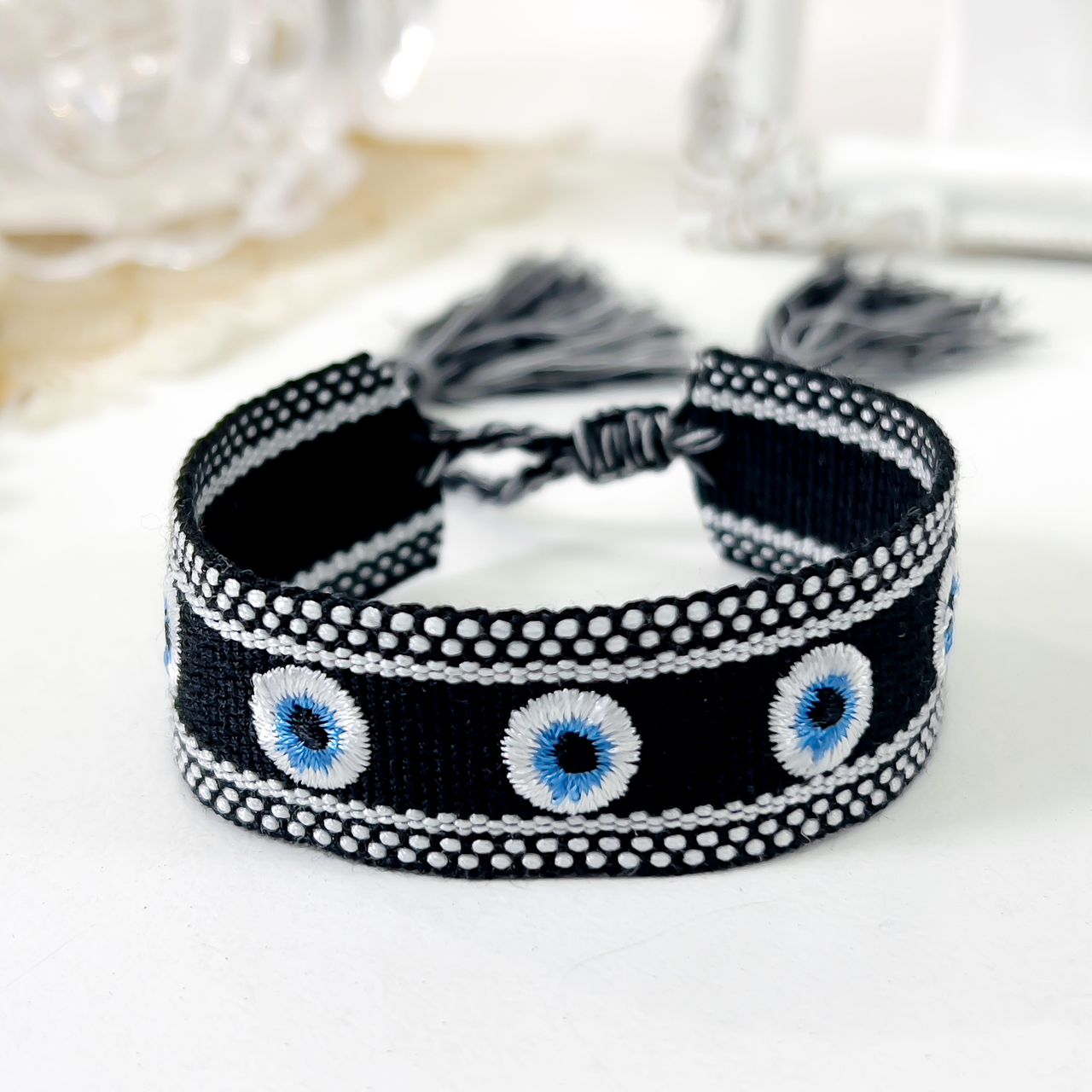 PULSERA TELA2 - Piedras Bellisimas