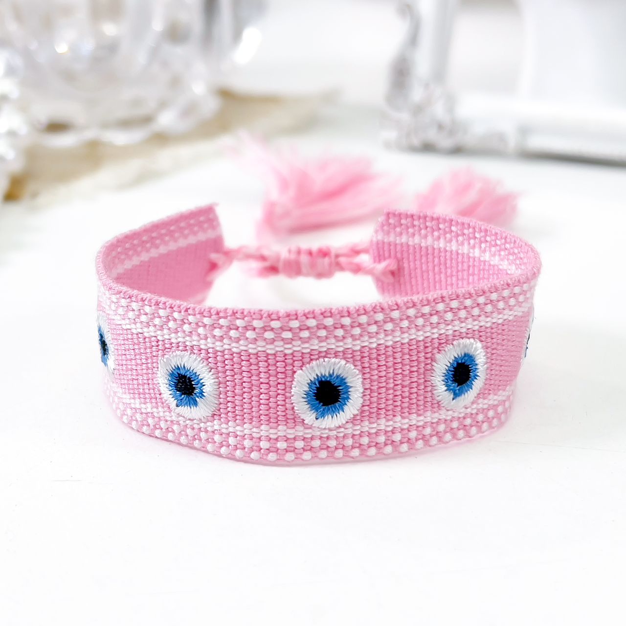 PULSERA TELA2 - Piedras Bellisimas