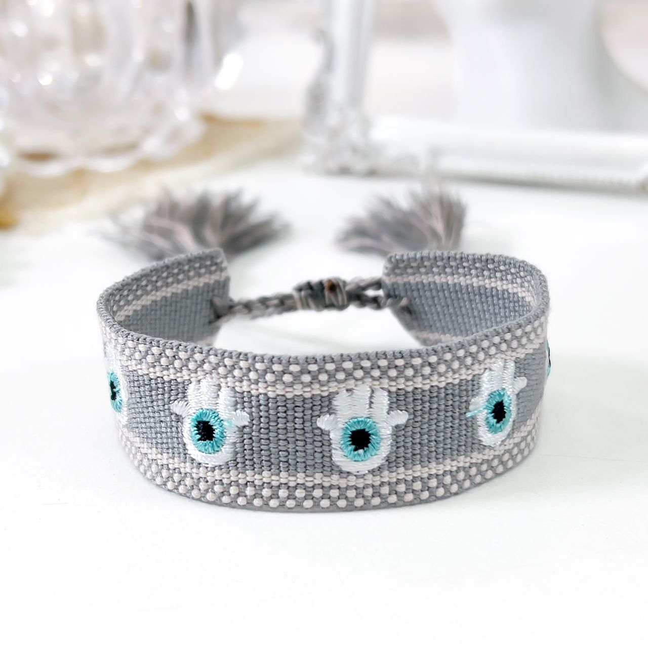 PULSERA TELA3 - Piedras Bellisimas